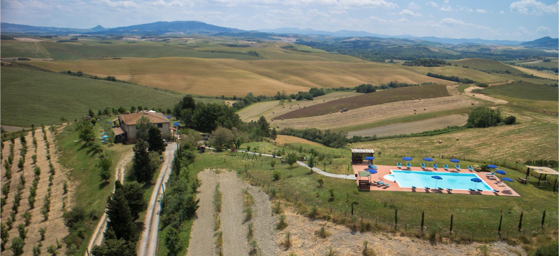 Klassieke agriturismo in Toscane met geweldig uitzicht