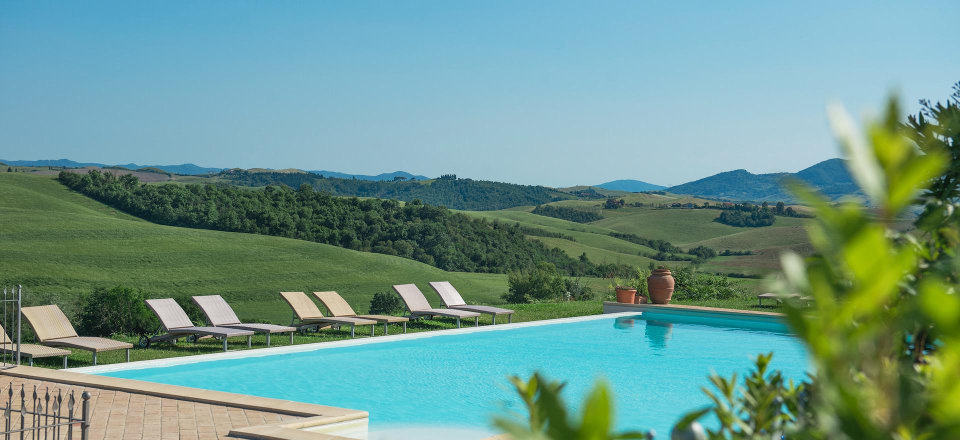 Leuke agriturismo in Toscane met panoramisch zwembad